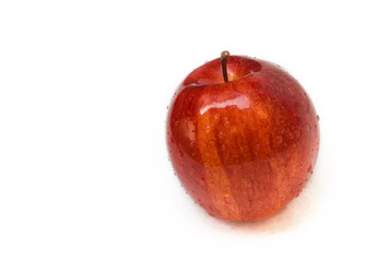 a big apple on white