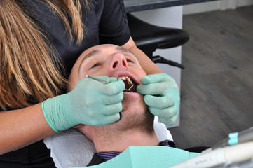 At the dentist