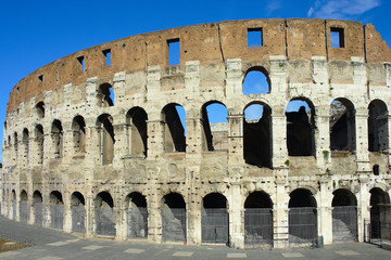 The Ruins of the Colosseum in Rome