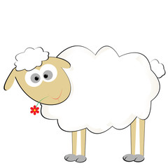 Cute sylized sheep