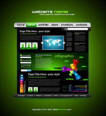 Complex Origami Website - Elegant Design