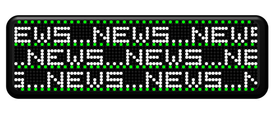 PANNEAU LEDS NEWS