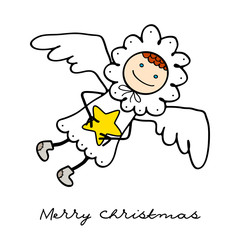 Angel with star