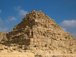 Fototapeta na wymiar Queen Pyramid of Henutsen