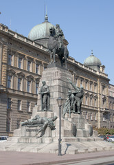 Monument to Grunwald Cracow, Krakow, Poland - obrazy, fototapety, plakaty