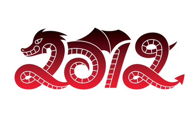 New Year 2012 dragon