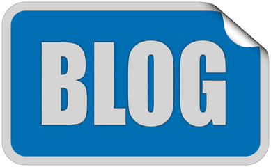 Sticker blau curl oben BLOG