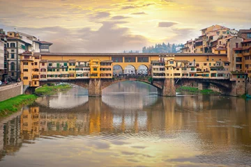 Foto op Plexiglas Ponte Vecchio Ponte Vecchio, Florence, Italië