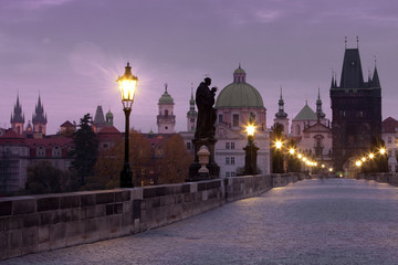 Obraz premium prague charles bridge