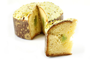 Panettone al pistacchio - Panettone cake pistachio