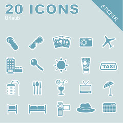 20 Icons Urlaub