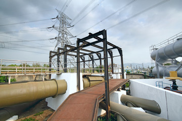 steel path at outdoor industry