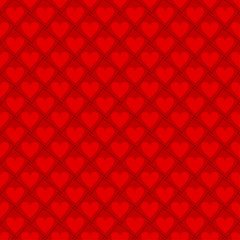 Seamless valentine pattern, vector