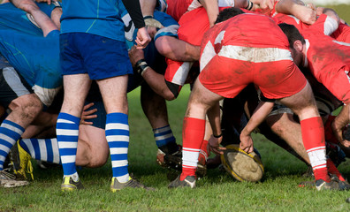 rugby scrum