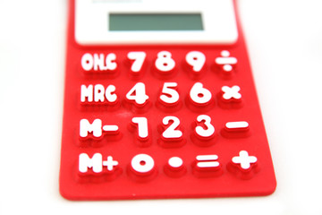 red calculator