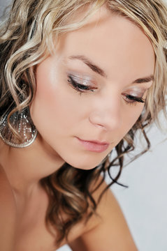 Portrait of beautiful young woman