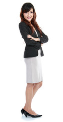 Fototapeta premium smiling business woman