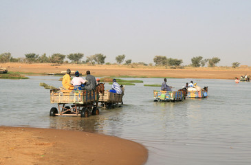 le bani,traversée à gué