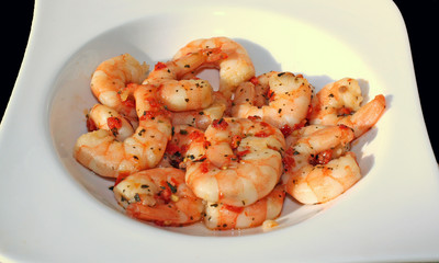 Ramequin de crevettes