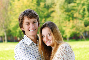 Fototapeta premium Young happy couple