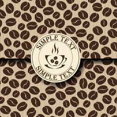 Template Coffee shop menu