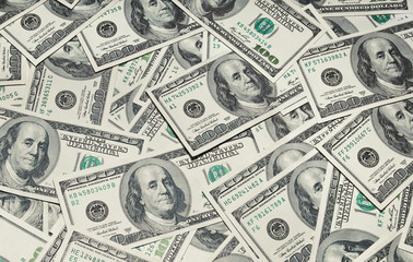 Background with money hundred