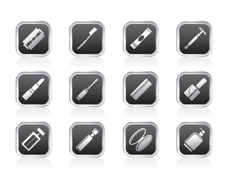 Make-up icon set, Health and beauty icons