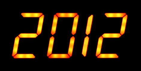 Digital display shows 2012