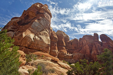 Fototapeta na wymiar Chesler Park w Park Narodowy Canyonlands