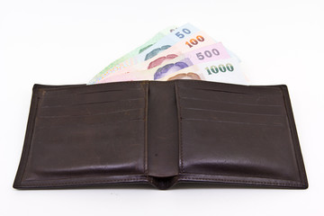 Wallet and Thai money