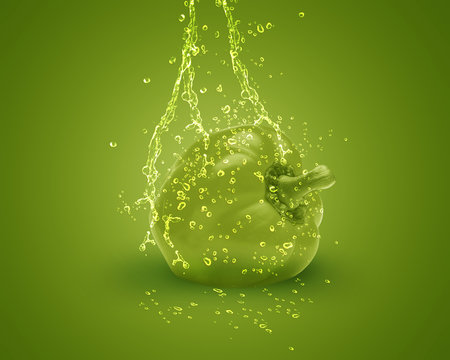 Fresh Green bell pepper