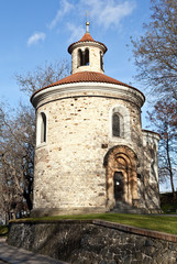 Fototapeta na wymiar Chapel on Vysehrad castle, Prague, Czech republic