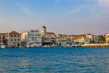 Fototapeta na wymiar Adriatic town of Vodice waterfront, Dalmatia, Croatia