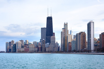 Downtown skyline, Chicago, Illinois, USA