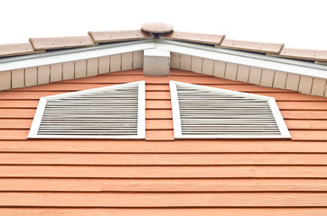 Wall and window of house