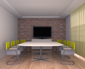 meeting room with TV