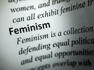 Closeup to the word 