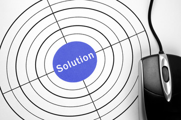 Solution target and pc mouse