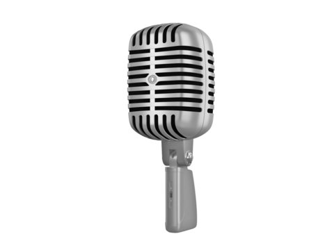 Studio retro microphone