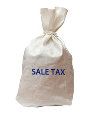 Bag with sale tax