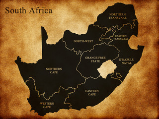 Map of South Africa © lina0486