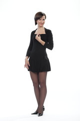 Fototapeta premium Портрет девушки в полный рост.