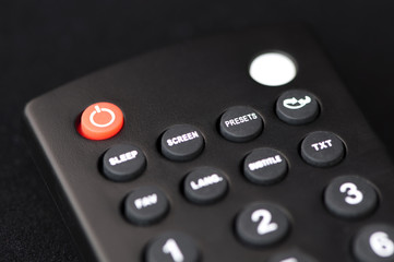 Television remote control buttons