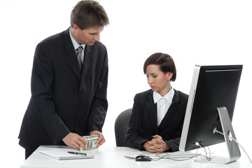 Работа в офисе.