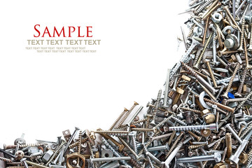 assorted nuts and bolts