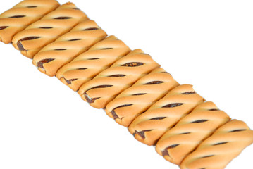 Fruit cakes isolated