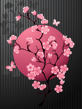 Blossoming Cherry Tree