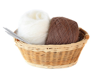 Balls of threads in a basket