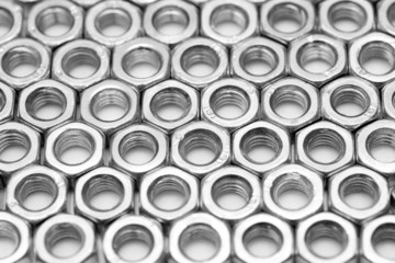 Screw nuts background