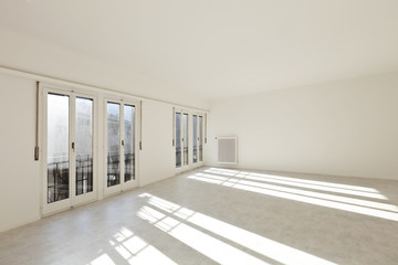 empty white room